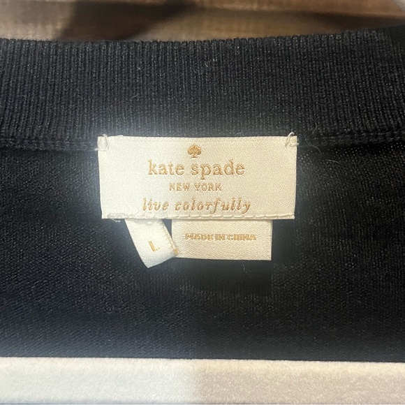 Kate Spade Kati Jewel Embellished Black Cardigan Sweater - Picture 10 of 15